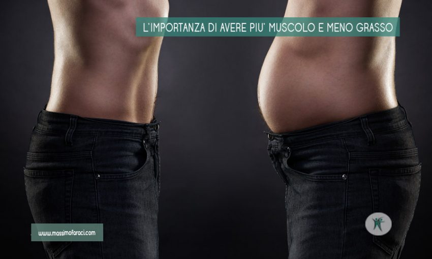Più muscolo e meno grasso