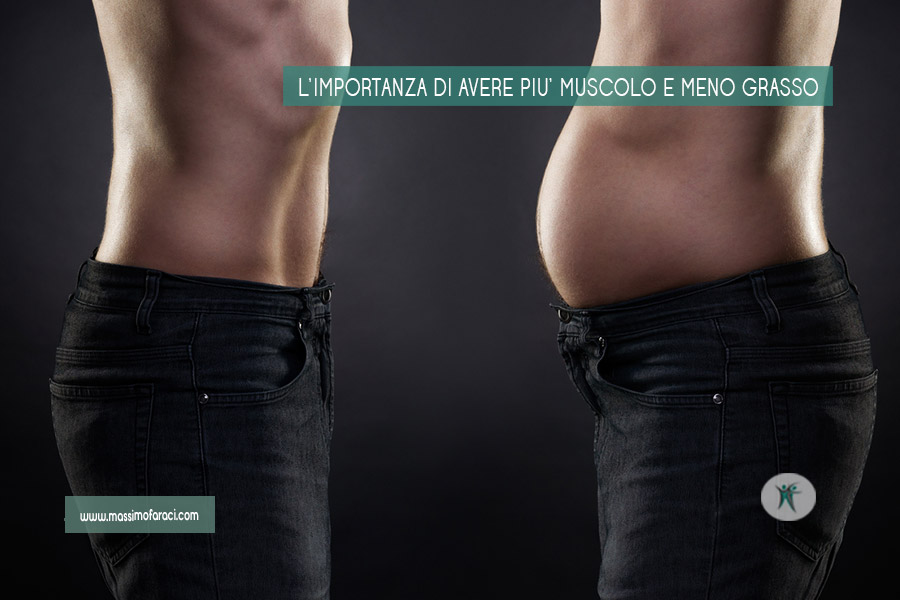 Più muscolo e meno grasso